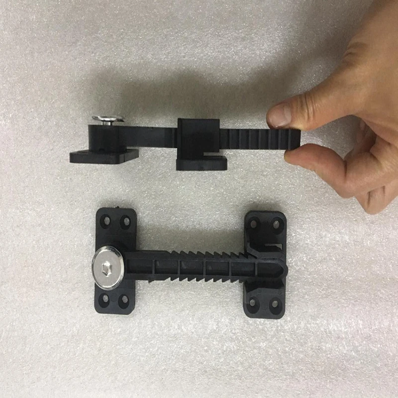 New 14x6cm Sofa Interlocking Latch Furniture Couch Sofa Coated Plastic Invisible Connector Brackets Rotate 360 Degree, Black