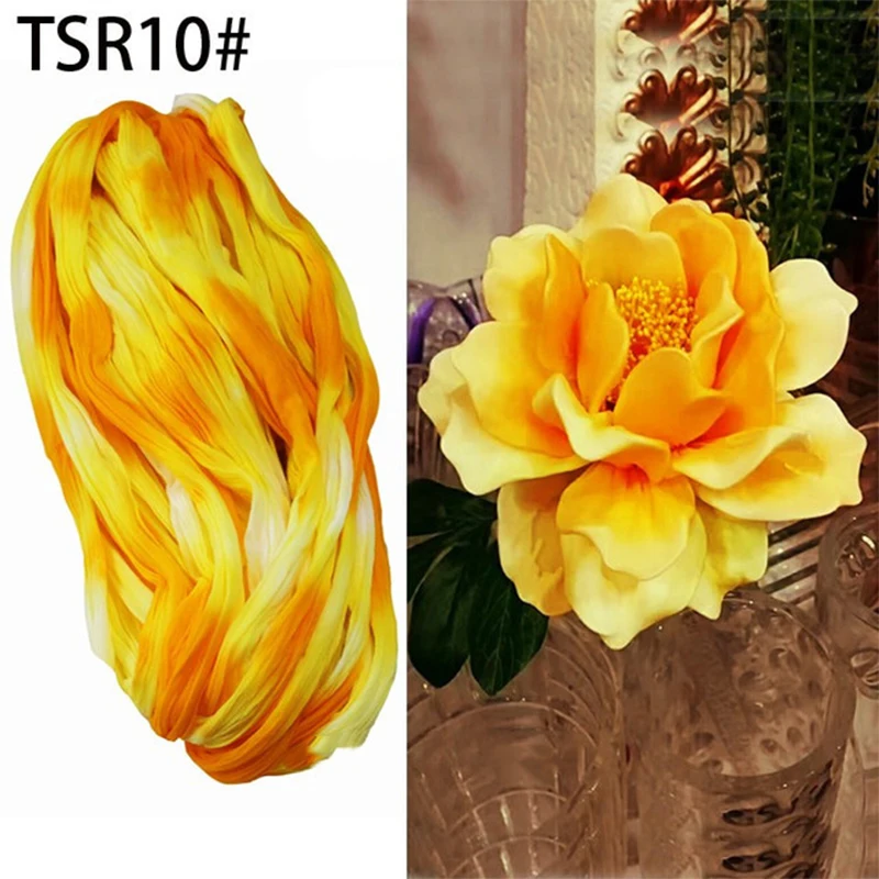 2pcs Home DIY Nylon Flower Artificial Stocking Flower Material Nylon Tensile Stocking Material Accessory Handmade Wedding