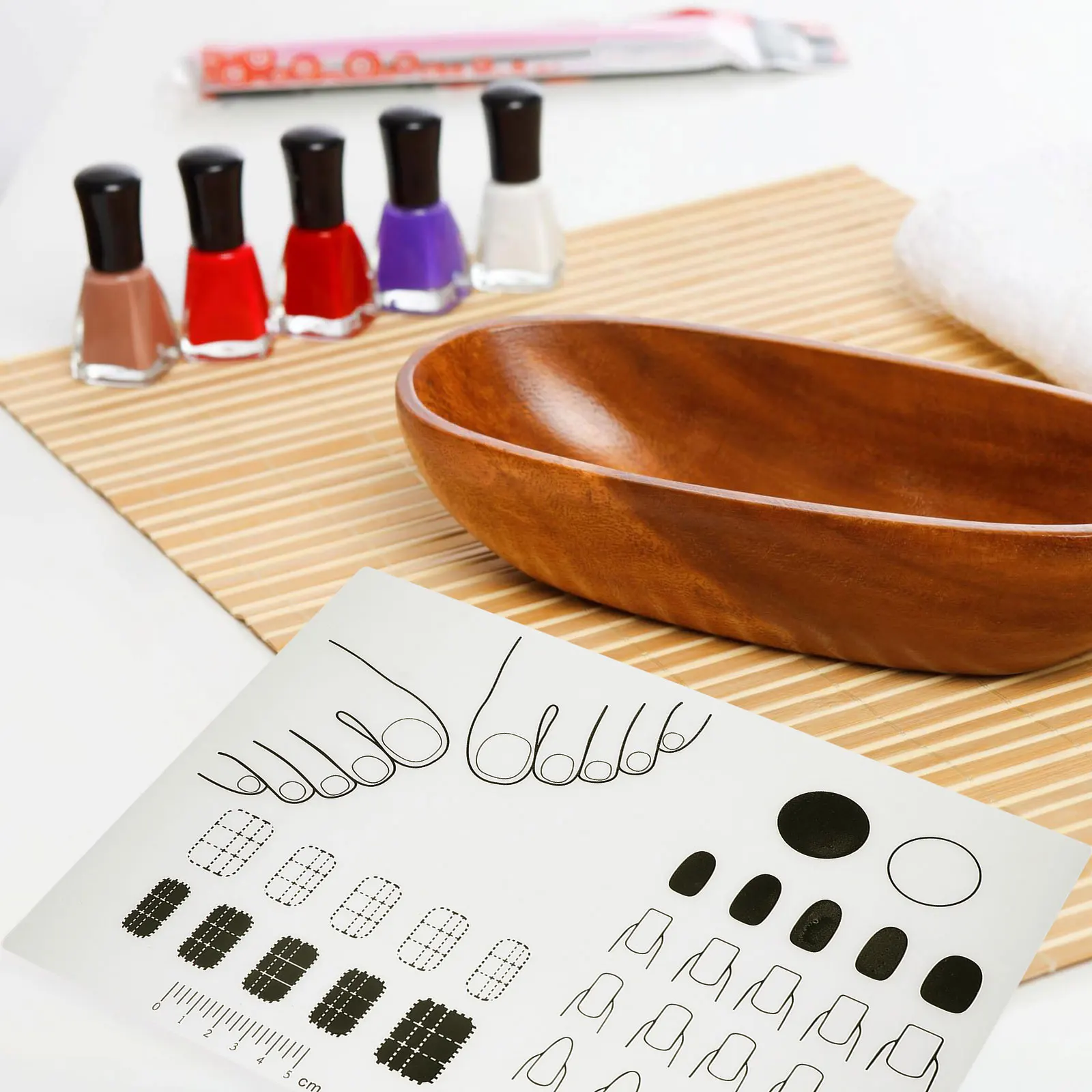 

Silicone Acrylic Art Hand Mat DIY Tool Gel Polish Crafts Finger Manicure Beginner Tech Training