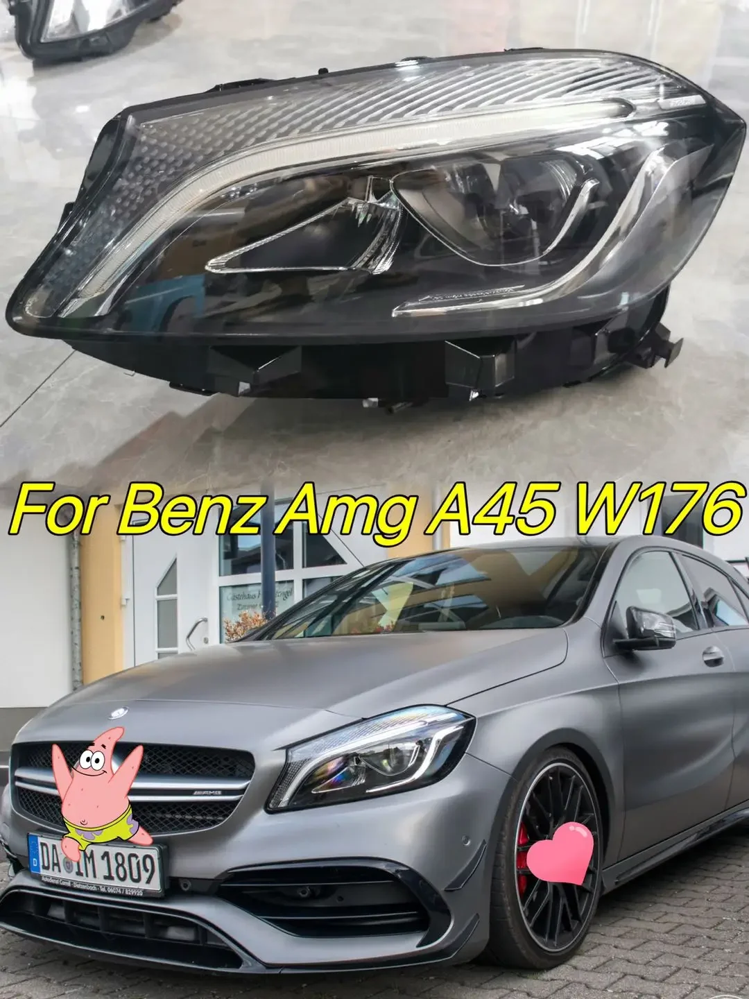 

Suitable For Benz A-class W176 Headlight Assembly A180 A200 A260 AMG A45 Headlight 2013-2015 Front Headlight