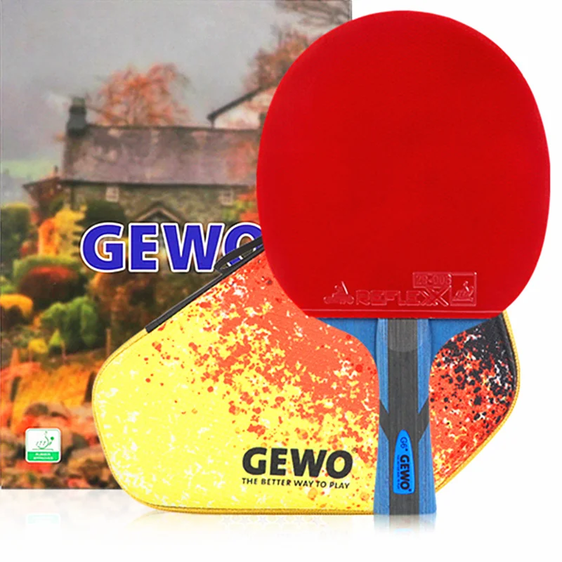 GEWO Offensive Racket Table Tennis Racket ITTF certified Competition Stable Hitting Professional Ping Pong Racket