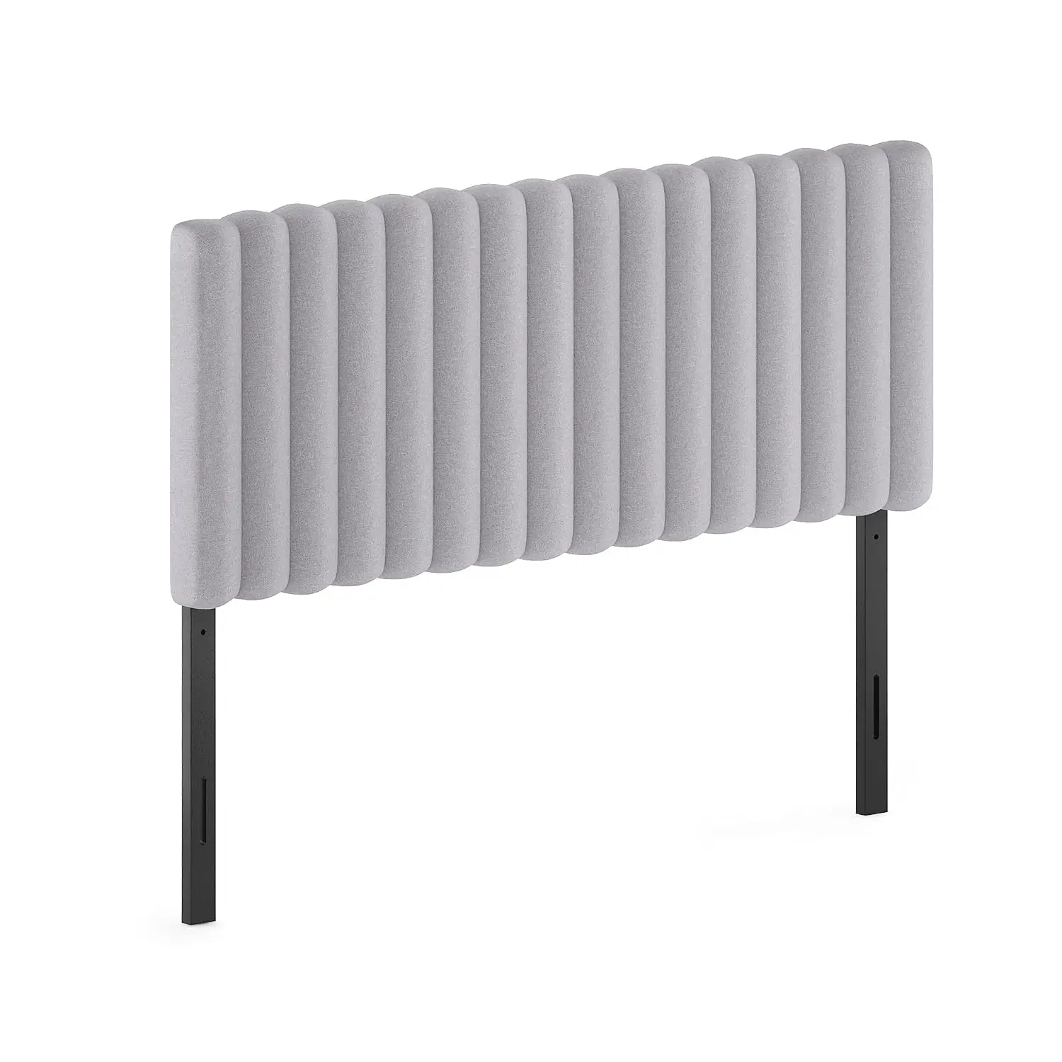 Upholstered Tufted Headboard, Glacier, Full | Wooden Bed Frame Mount Head Board, Easy Assembly, for Bedroom, Dorm, Customized