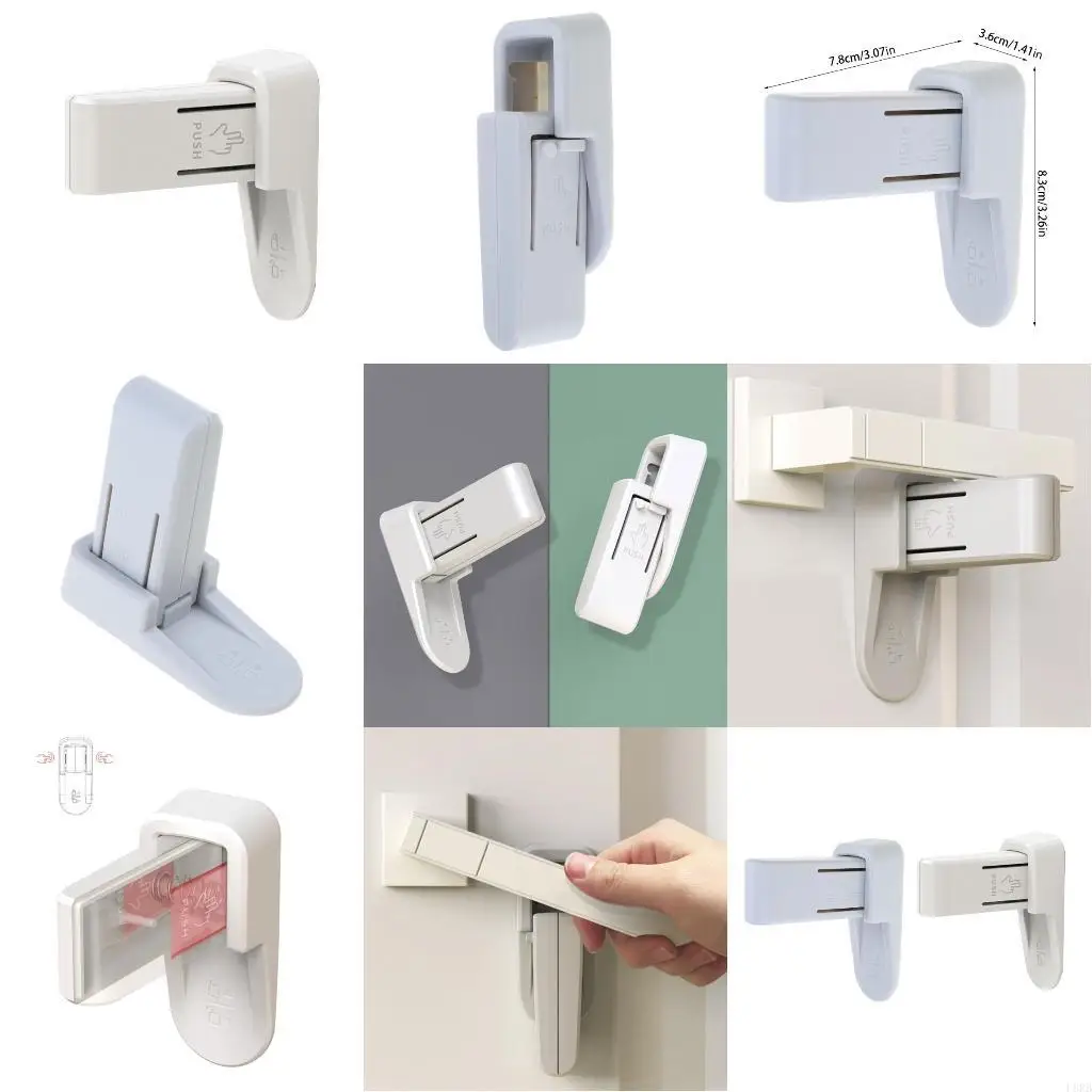 

Universal Door Lever Lock Baby Proofing Door Handle Lock Safety ​Anti-open Lock L8RB