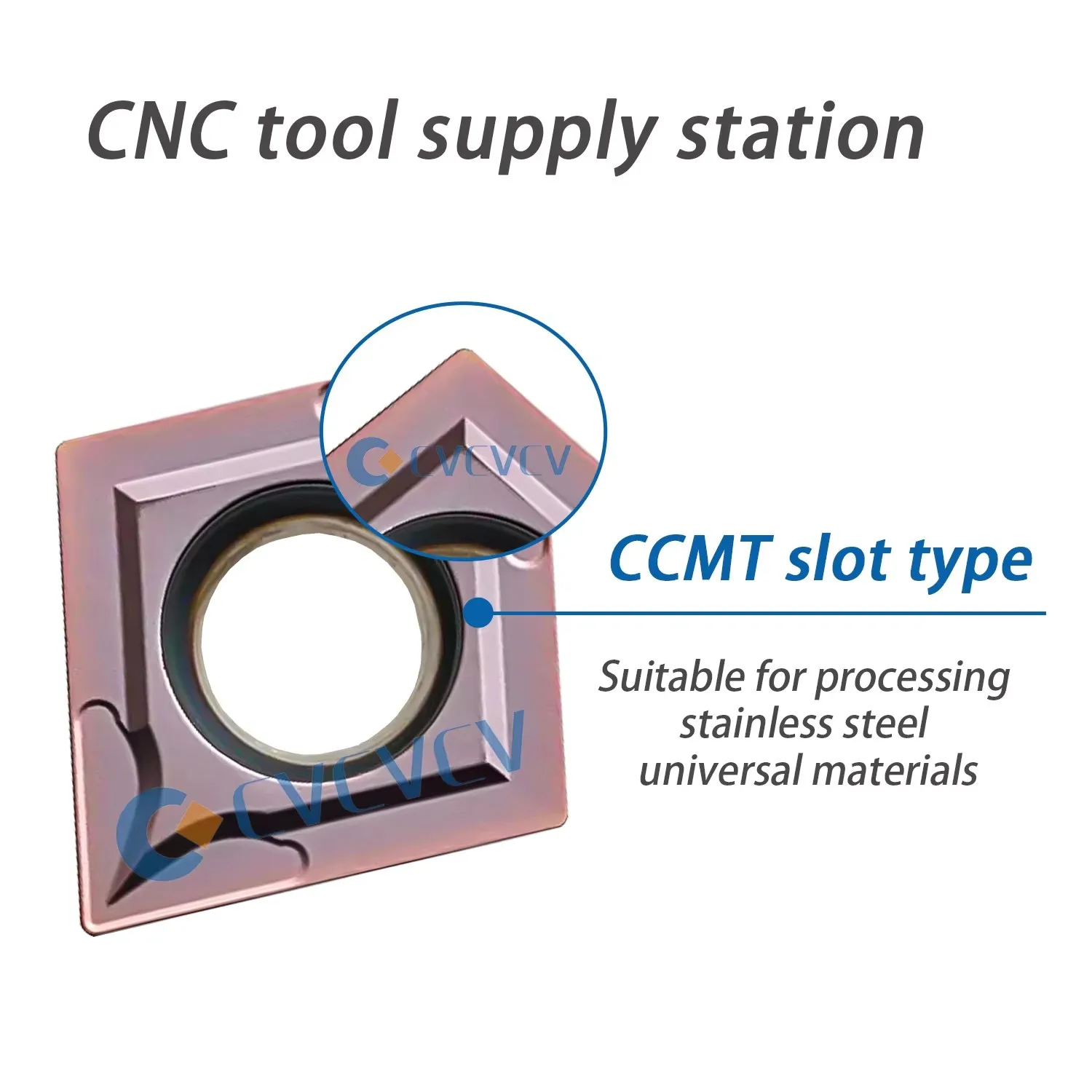 ccmt120408-lf6118-ccmt060202-gm-mp-09t304-vm-lf6018-deskar-lame-de-tournage-en-forme-de-losange-pour-l'usinage-de-l'acier-inoxydable-outil-de-tournage-original