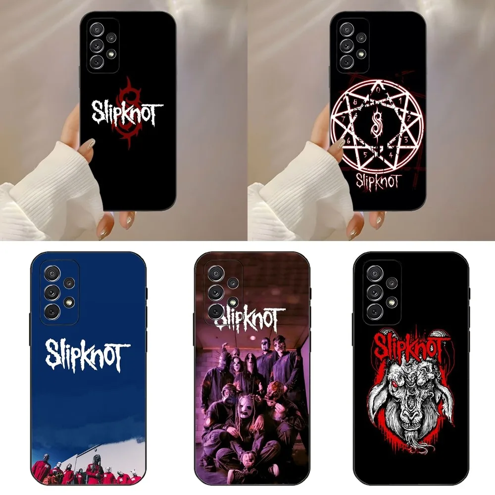 S-SlipknotS R-Rock Ban Phone Case For Samsung Galaxy A91,A80,A73,A72 ,A71,A53A52,A32 ,A31A22,A21s,A20,Black Cover