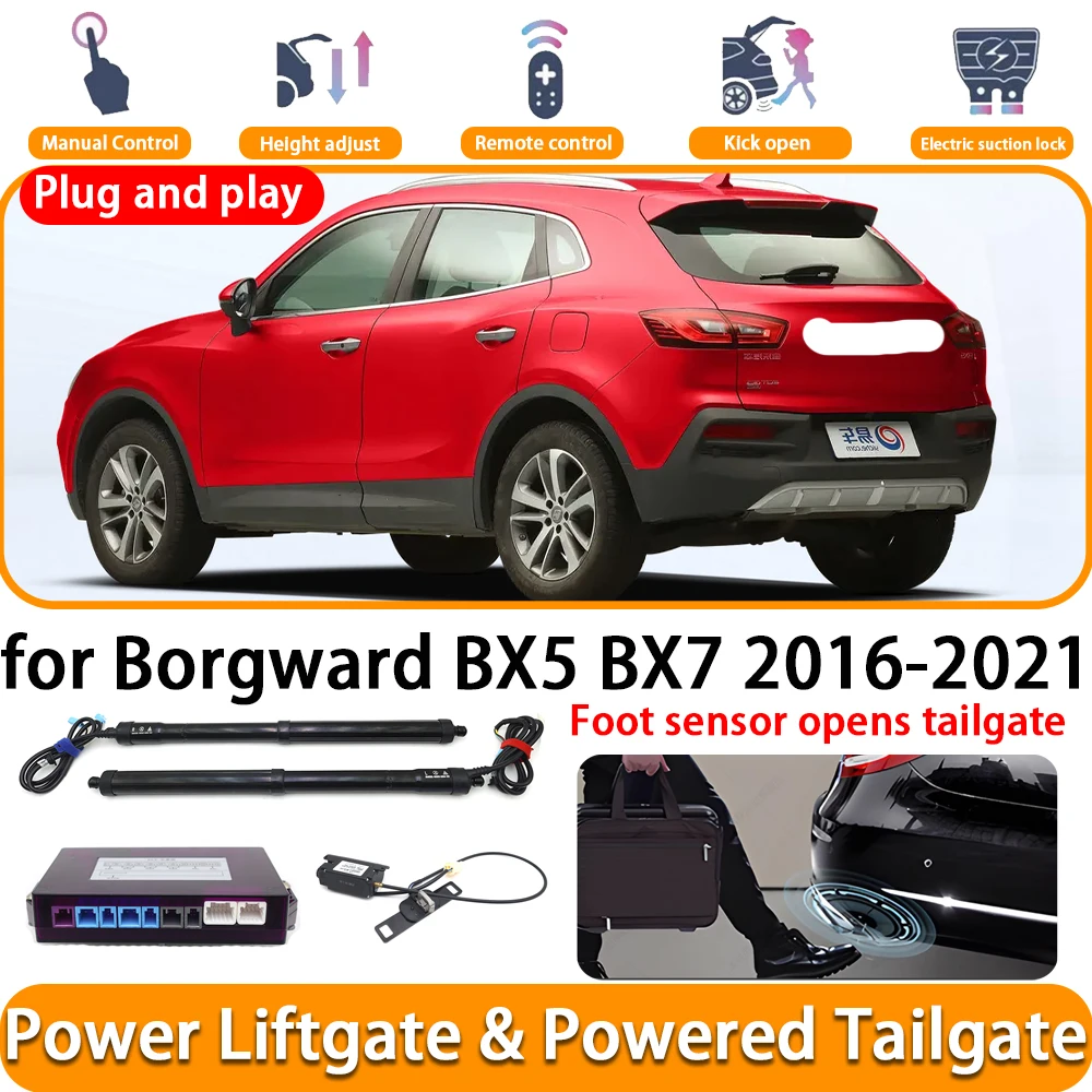 for Borgward BX5 BX7 2016-2021 OEM Electric Automatic Powered Tailgate Power Liftgate System Car Trunk Lift Kit Plug and Play