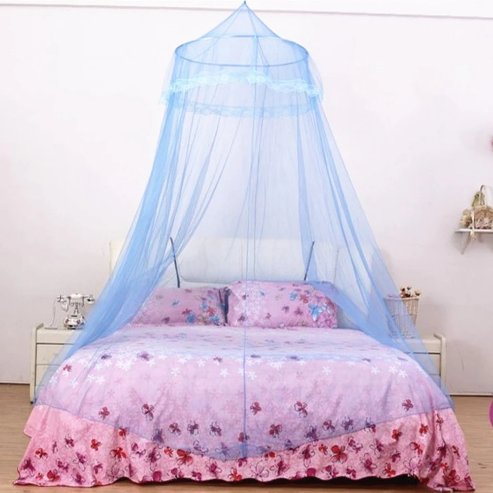 Bed Canopy Hanging Mosquito Net Fairy Princess Dome Bed Tent Nordic Style Foldable Bedcover Curtain Children Bed Room