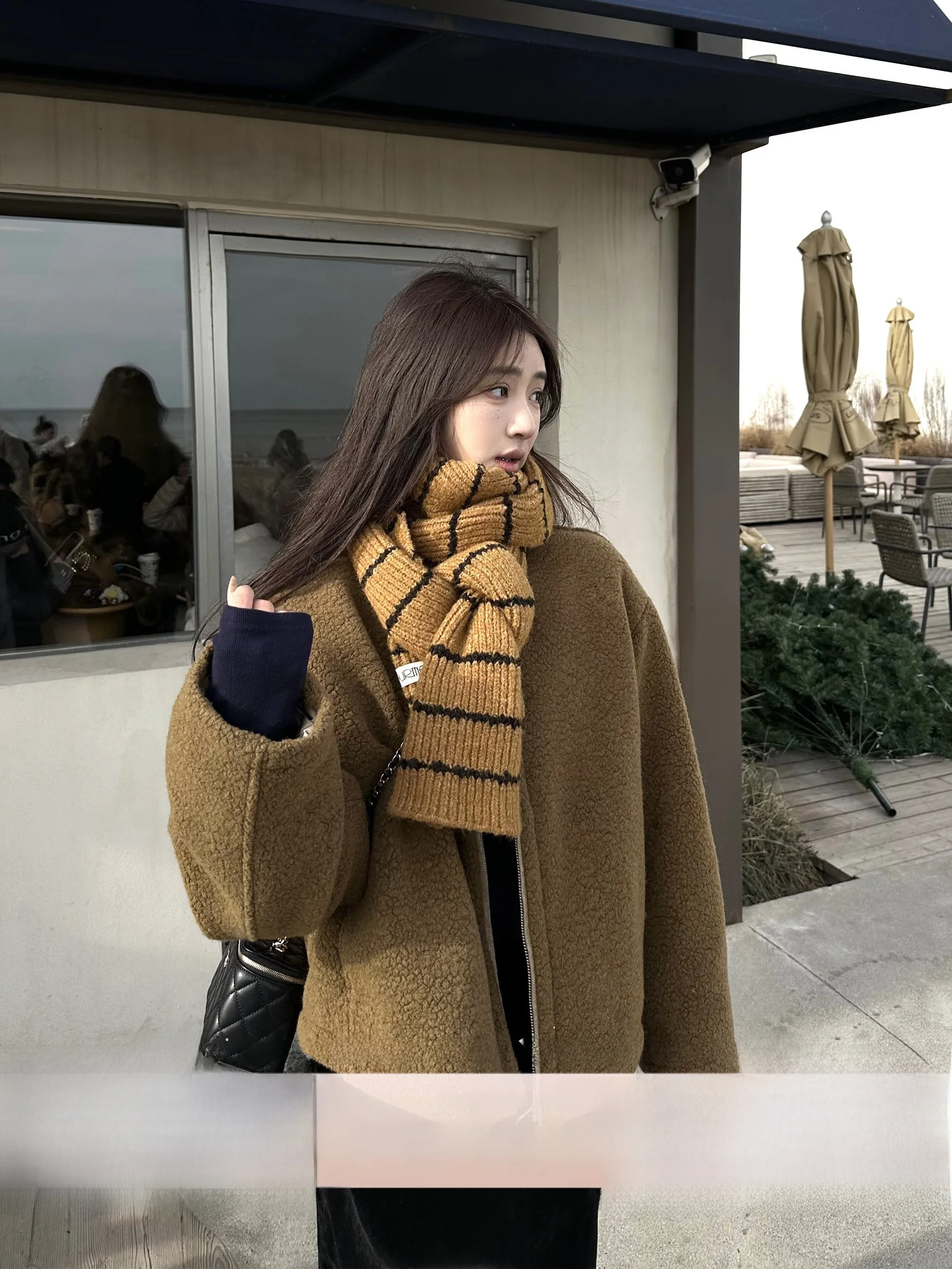 

Zoe Anymore Korean Sle ort Thiened Floing 90 White Du down without Collar Fluffy Cotton Quilted Women's Jaet