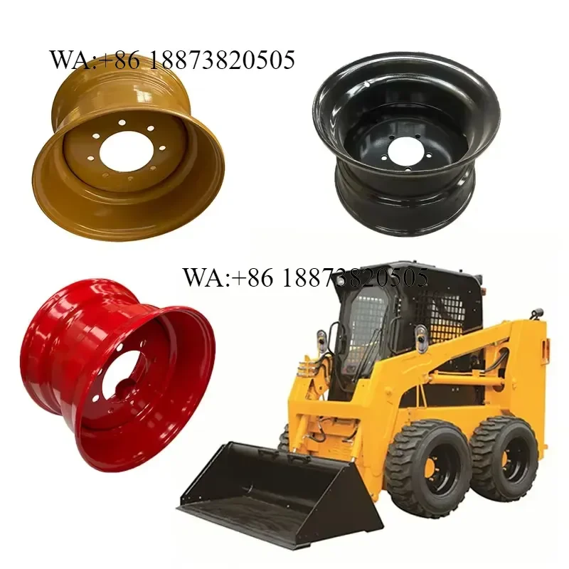 Custom 16.5 Inch Steel Wheel Rims 16.5x9.75 OTR Rims 9.75x16.5 for Skid Steer Engineering Loader Rim for 12-16.5 10-16.5