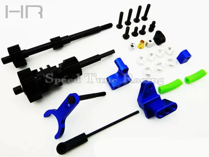 Hot Racing RR10 Bomber 90048 2-Speed Conversion YET1000T Hardened Steel Reuse Stock Plastic Servo Mount Not Automatic​