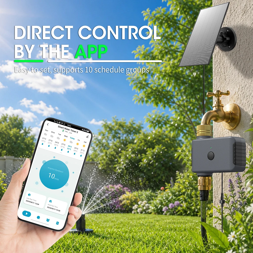 ตัวตั้งเวลาการรดน้ำพลังงานแสงอ - Power Zone Outdoor Timer บทวิจารณ์และราคา
