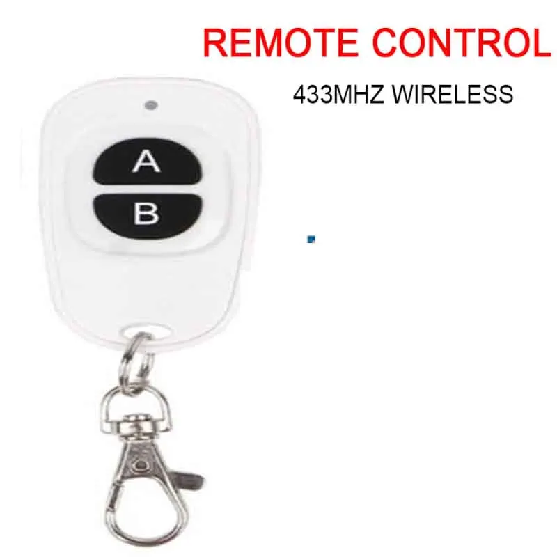 

433Mhz Wireless remote control 1527 electric rolling shutter garage door 433 wireless transmitter fixed code kt28-4 2 key White