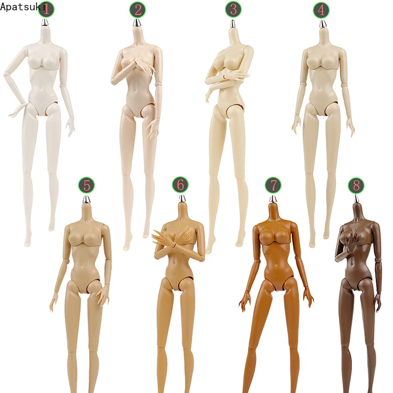 

Replacement High Quality 1/6 Movable Jointed Body For 11.5" Dollhouse DIY Big Breast Doll Body Dolls Accessories Gifts Kids Toys