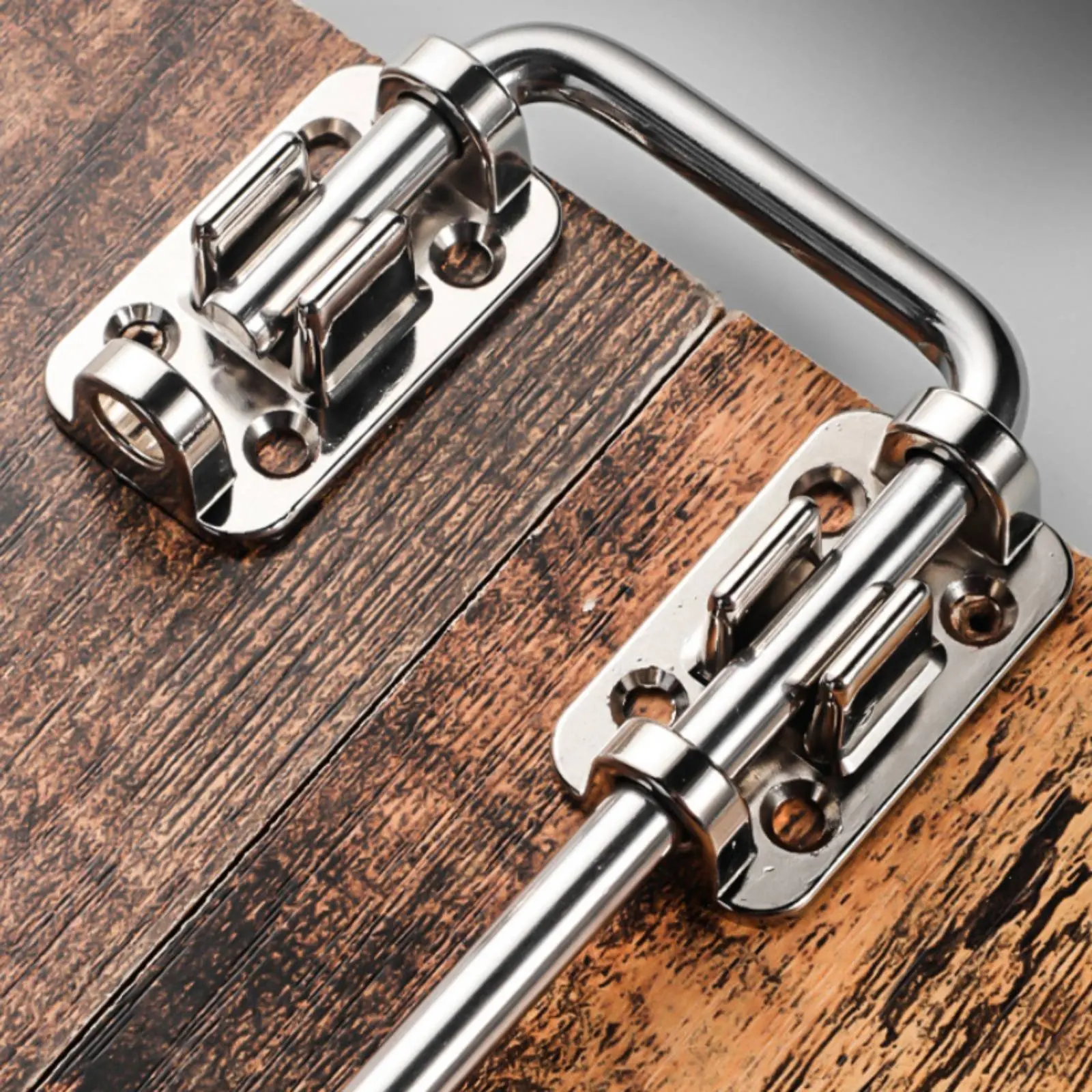 

180 Degree Corner Door Latch Thickened No-Drill Door Lock Latch Home Hardware Wear-Resistant Heavy-Duty