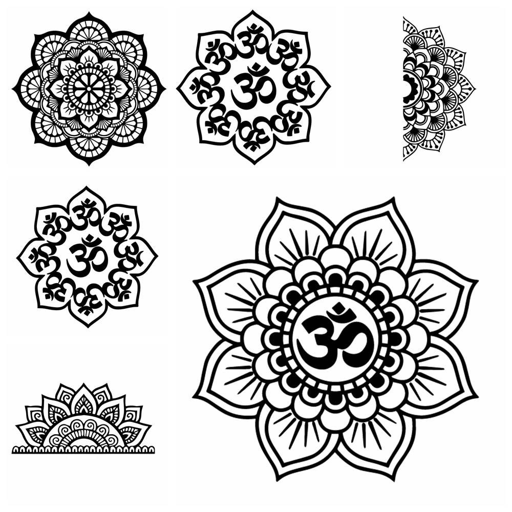 

Красочная мандала, автомобильные наклейки, искусственная кожа, модные автомобильные наклейки на все тело, аксессуары