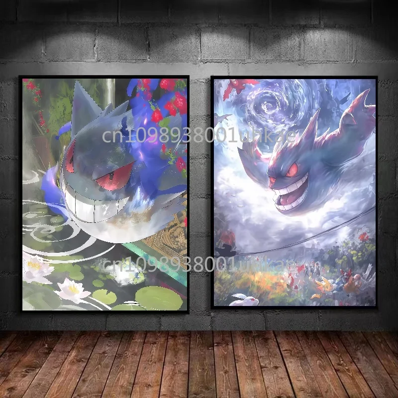 Anime Pokemon Plakat Pokémon Kolor Estetyka Pikachu Flaming Smok Dom Sypialnia Dekoracja Ścienna Obraz na Płótnie Prezent