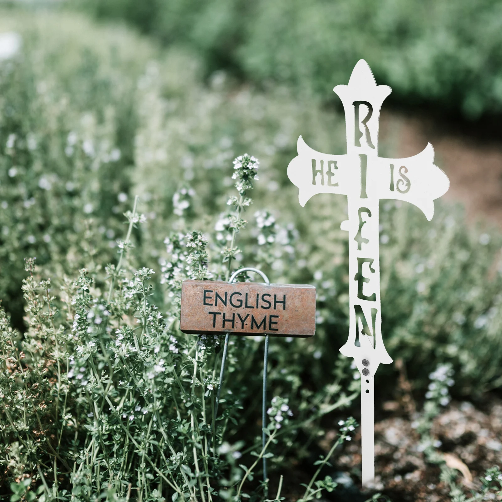 

1Set Cross Garden Stake Easter Yard Signs Decor Outdoor Lawn Decoration for Gardening Bonsai and Festival Events