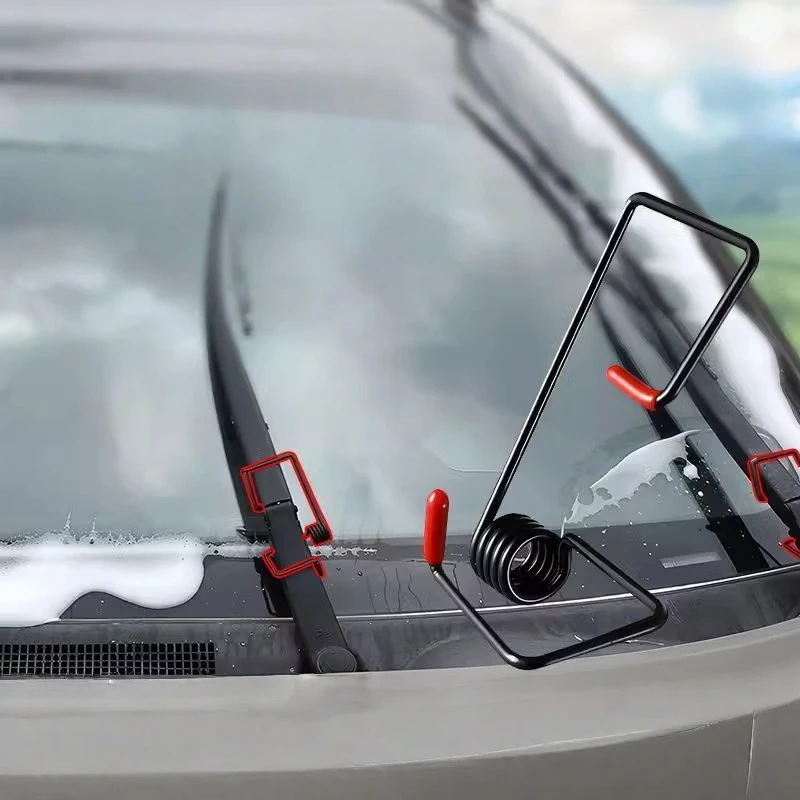 

Universal Car Wiper Blade Booster Spring Alloy Enhancement Strip for Better Windshield Contact Clear View and Noise Reduction