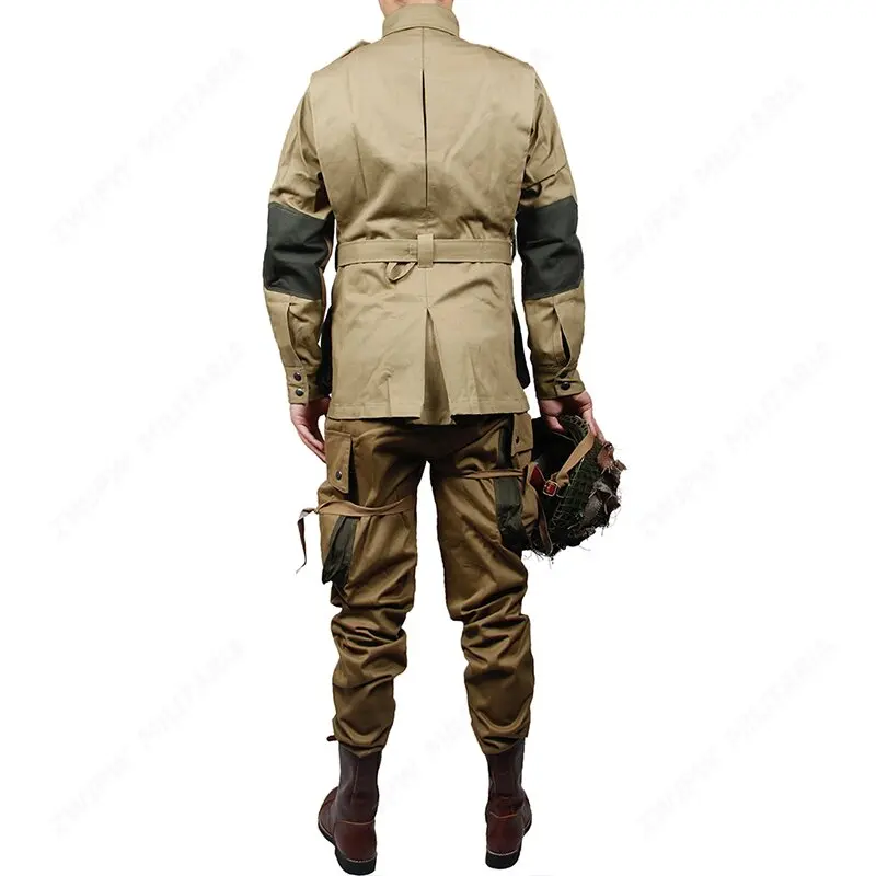 WW2 US Army Military ARMY M42 Officer jacket COTTON FASHION Paratrooper uniform coat