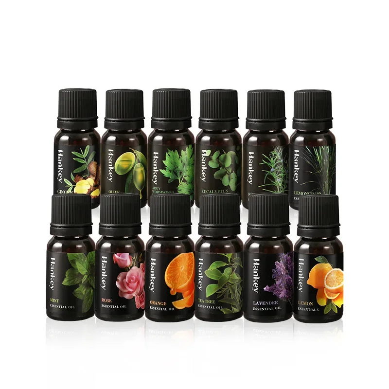 12 Flavors 10ml Essential Oils - Home Fragrance Vanilla 评论和价格