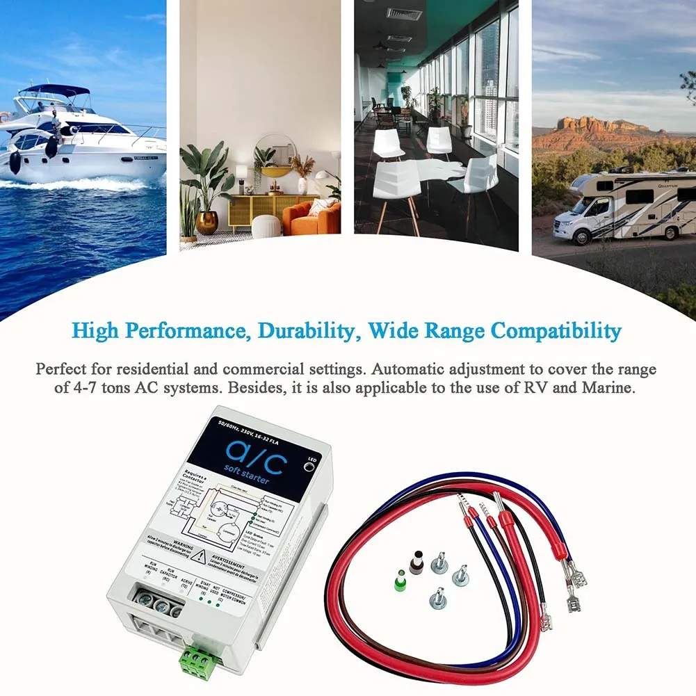 For RV Air Conditioning As Shown In The Picture Compressor Soft Starter Generator Starter Reduced Start-up Shock