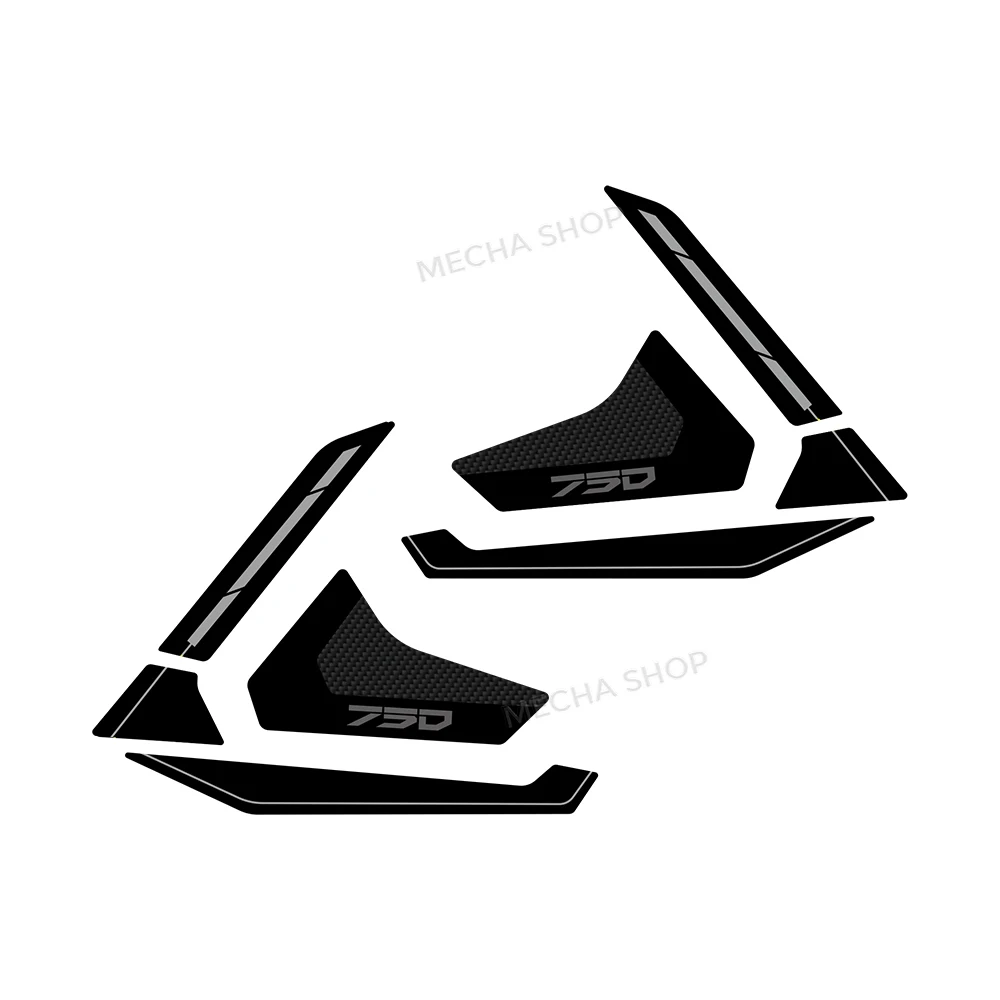 Stiker Sepeda Motor Resin 3D Kompatibel dengan X-ADV750 untuk Honda X-ADV 750 Pedal Pelindung 2025