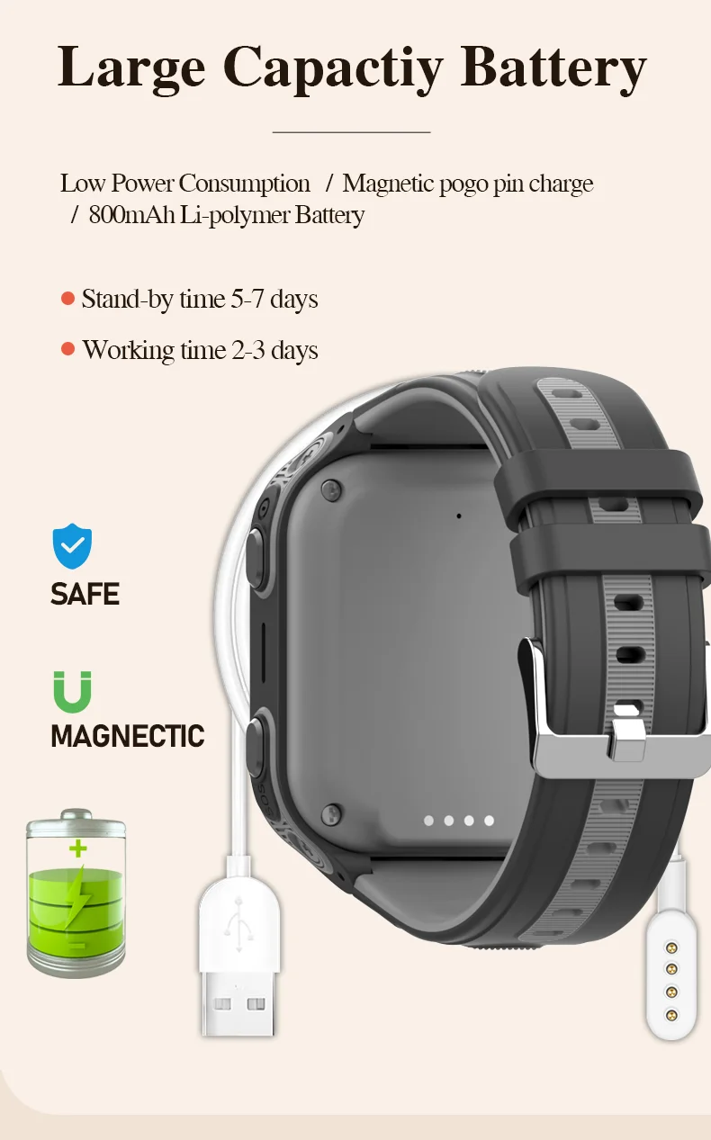 Wonlex KT35 4G 키즈 스마트워치 GPS WiFi 위치 추적기 구글 스토어 SOS 알람 화상 통화 WhatsApp 게임 스마트 베이비 워치 2025