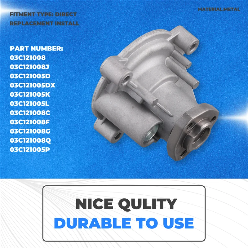 

ABTC-03C121008J Автомобильный водяной насос для VW Polo Golt Jetta Passat A3 S3 Skoda Fabia Seat Cordoba 2006-2015 03C121008 D/K/L/C