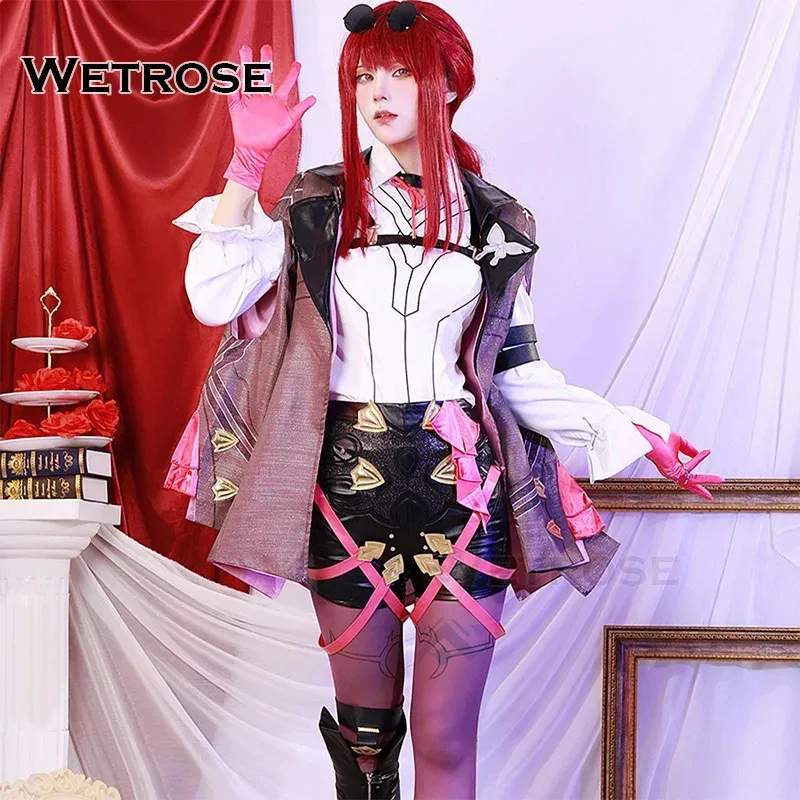 

【Wetrose】In Stock Kafka SR Cosplay Costume Kafka Honkai Star Rail Full Set Wig Christmas Xmas