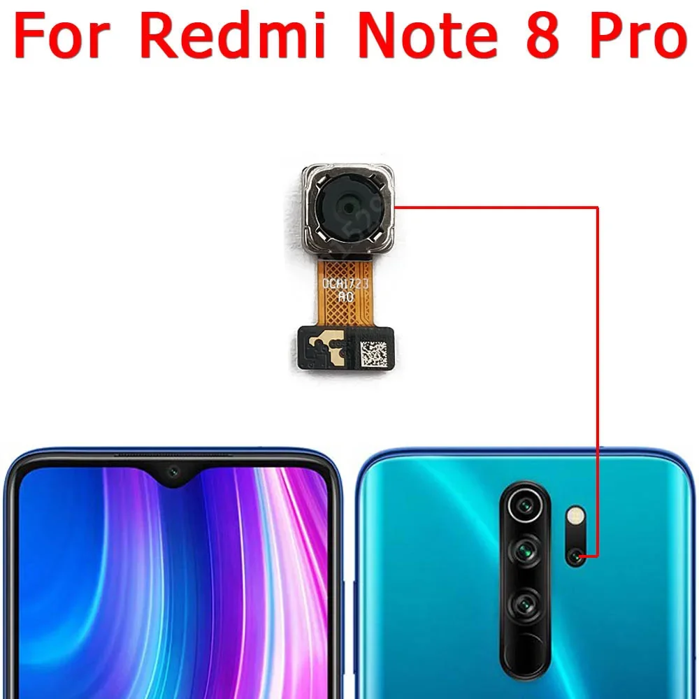 Front and Rear Back Camera For Xiaomi Redmi Note 8 Pro Main Facing