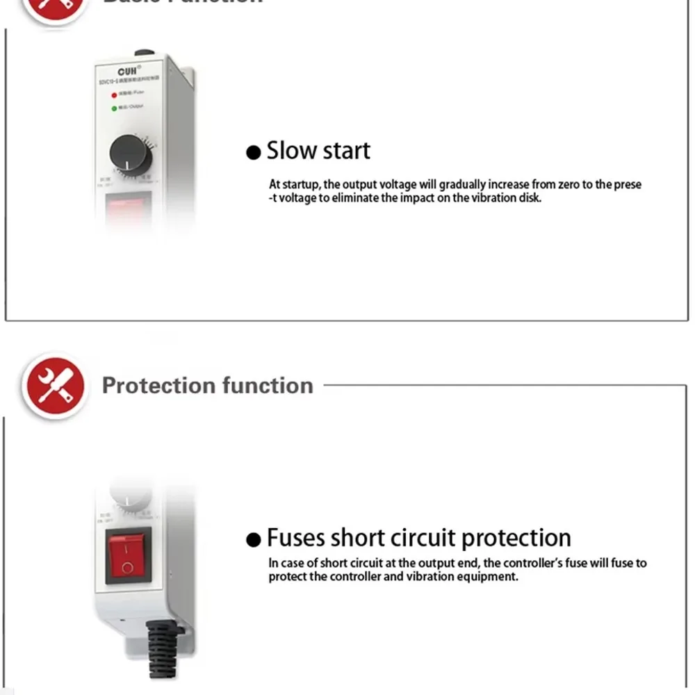 DSW Sdvc20-s Smart Frequency Modulation Vibratory Feeder Controller Reliable Industrial Automation Equipment for