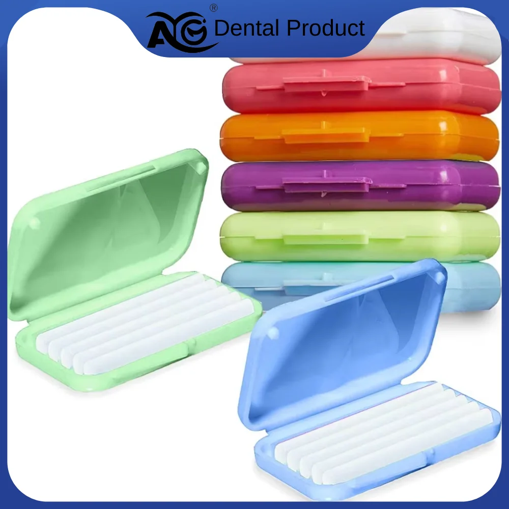 

10 коробок восковых палочек с фруктовым ароматом для ортодонтии, гигиены полости рта, отбеливания зубов, снятия раздражения десен при брекетах