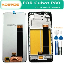 센서 터치 스크린 디지타이저 어셈블리, CUBOT P80 LCD 디스플레이 수리 부품, 6.58 인치 LCD 패널