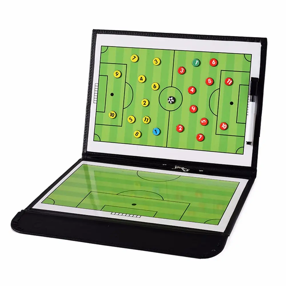 Foldable Magnetic Tactic Board Soccer Coaching Coachs Tactical Board Football Game Football Training Tactics Clipboard