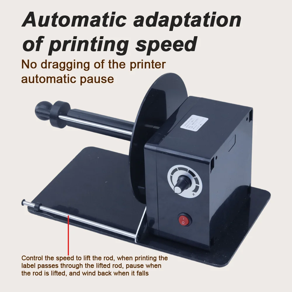 Automatic Empty Label Rewinder Modifiable Accelerate To 130r/min For Adhesive Paper Roll Handling 24BB