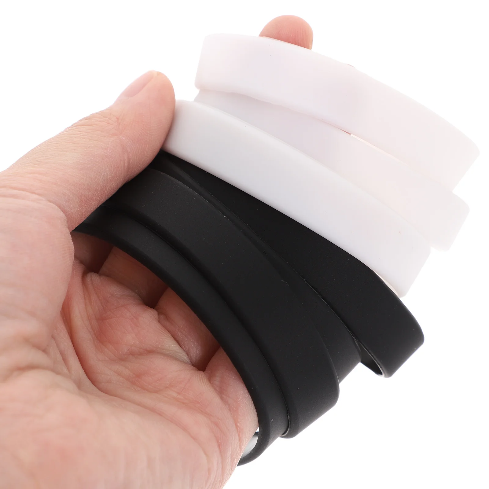 

24Pcs Silicone Bands Colored Stretch Wristbands Lightweight Comfortable for Decorative Bracelets