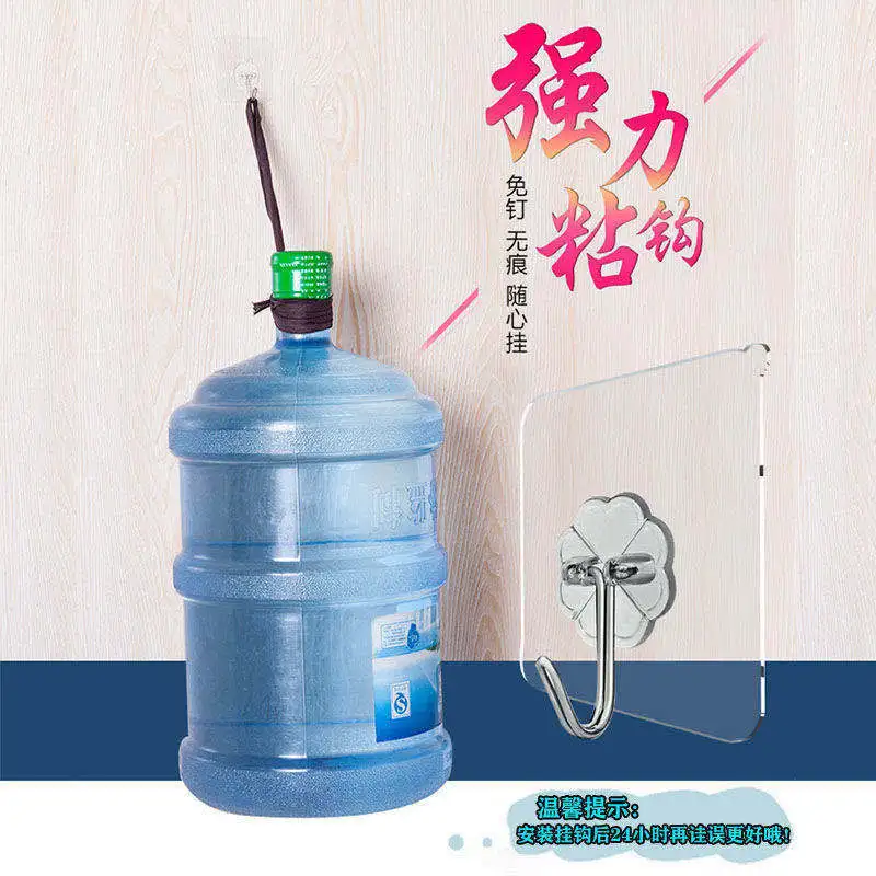 

20/10 Pcs Hooks Transparent Strong Self Adhesive Door Wall Hangers Hooks Suction Heavy Load Rack Cup Sucker For Kitchen Bathroom