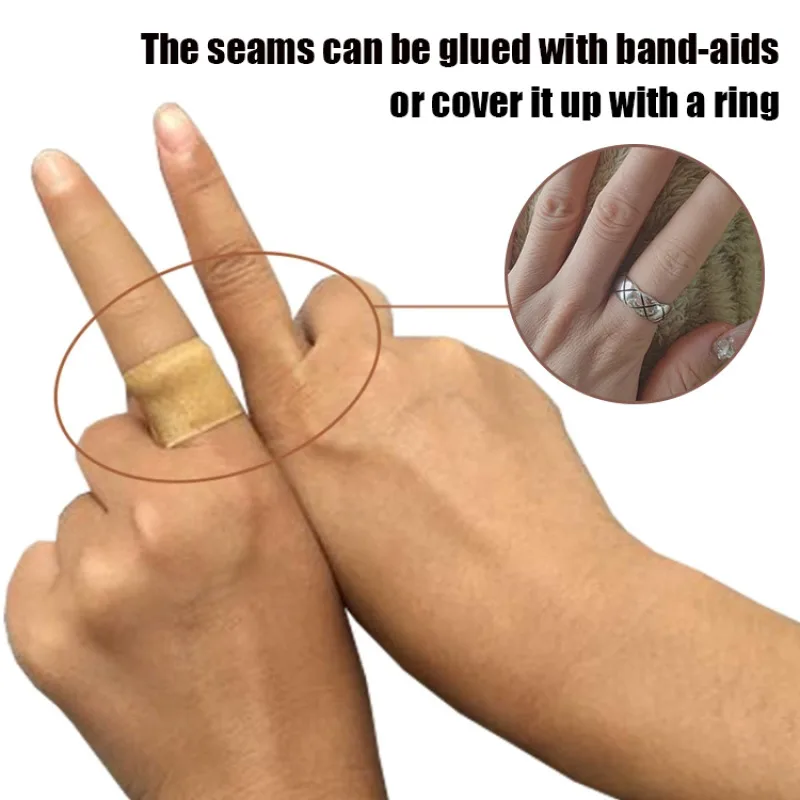 【Ready Stock】High-quality simulation thumb sleeves, large and small finger magi c toys thumb sleeves simulation silicone sleeves