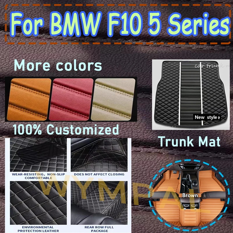 

Luxury Carpets Car Floor Mats For BMW F10 5 Series 2016 2015 2014 2013 2012 2011 2010 Custom Foot Pads Auto Accessories Interior