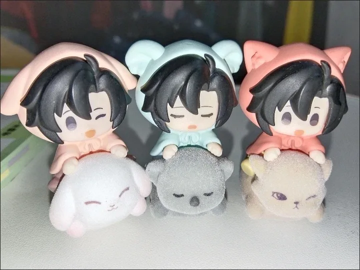 

Original Mo Dao Zu Shi Cute Pet Ride Affinity Series Blind Box Wei Wuxian Lan Zhan Mini Doll Mystery Box Anime Figure Gifts Toys