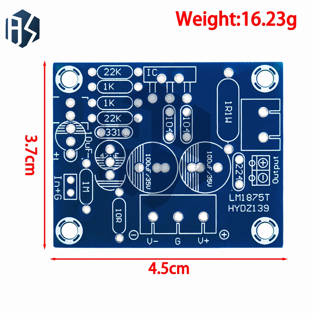 LM1875T mono boom level power 30W amplifier board speaker power amplifier PCB production DIY kit LM1875