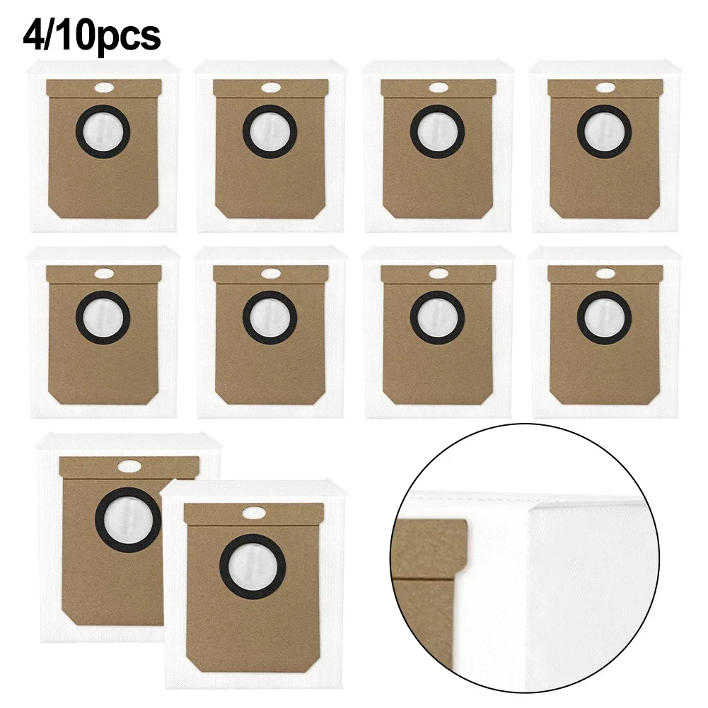 4/10pcs Dust Bags For Cecotec For Conga 2299 Ultra 2499,7490 Robot Vacuum Cleaner Parts Dust Bags Home Dust Collection Bags