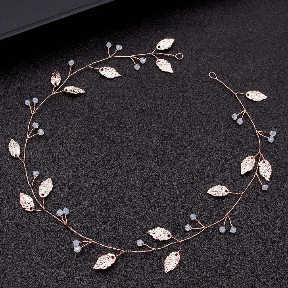 

1Pcs Bridal Headdress Alloy Leaf Wedding Headband Hair Decoration Woman Hair Accessory Party Festival Headwear Headband