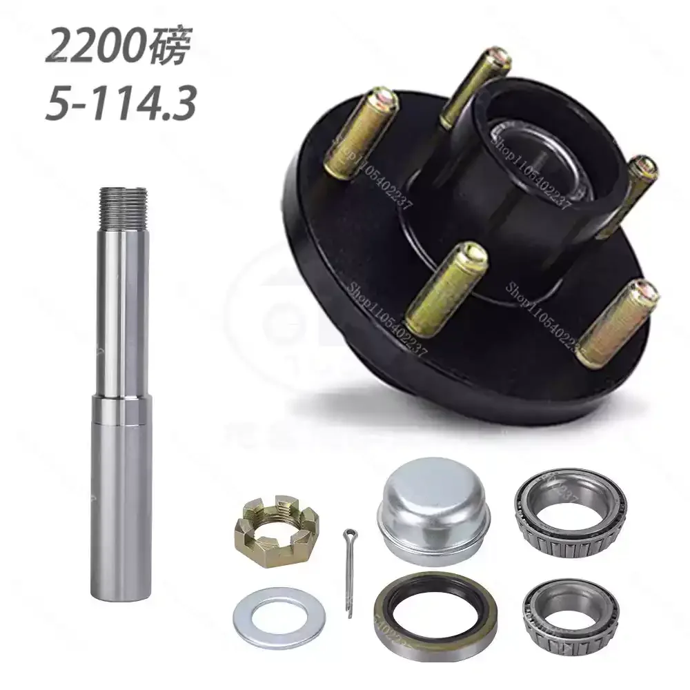 5 holes 5-114.3 trailer straight shaft half shaft hub shaft head assembly trailer RV yacht accessories