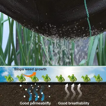 花園景觀防草布重型車道園藝墊聚丙烯地墊花卉蔬菜高架花壇法律 10 最佳銷售 景觀設計 - №3
