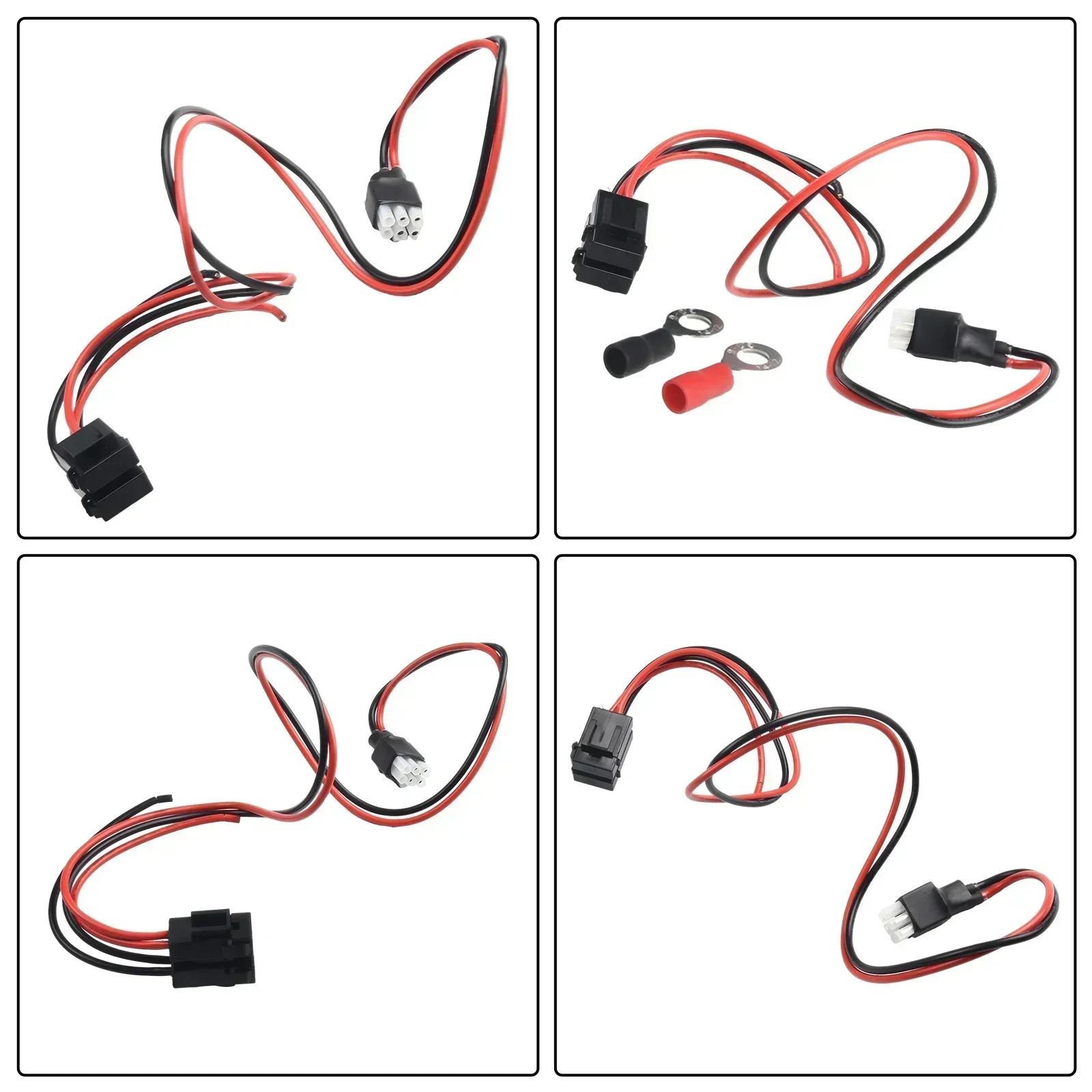 6-Pin تيار مستمر كابل الطاقة 30Amp 16AWG ل كينوود راديو TS-50s TS-60s TS-140 TS-440 TS-450 ل Alinco DX-70T DX-70TH DX-77 سلك الطاقة