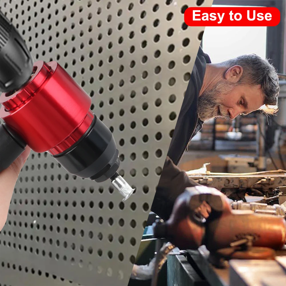 FAI DA TE Casa Dado Rivettatrice M3 M4 M5 M8 Elettrico Rivetto Dado Pistola Convertitore di Grado Industriale Plug-in Dado Strumento di Rivettatura Rapida