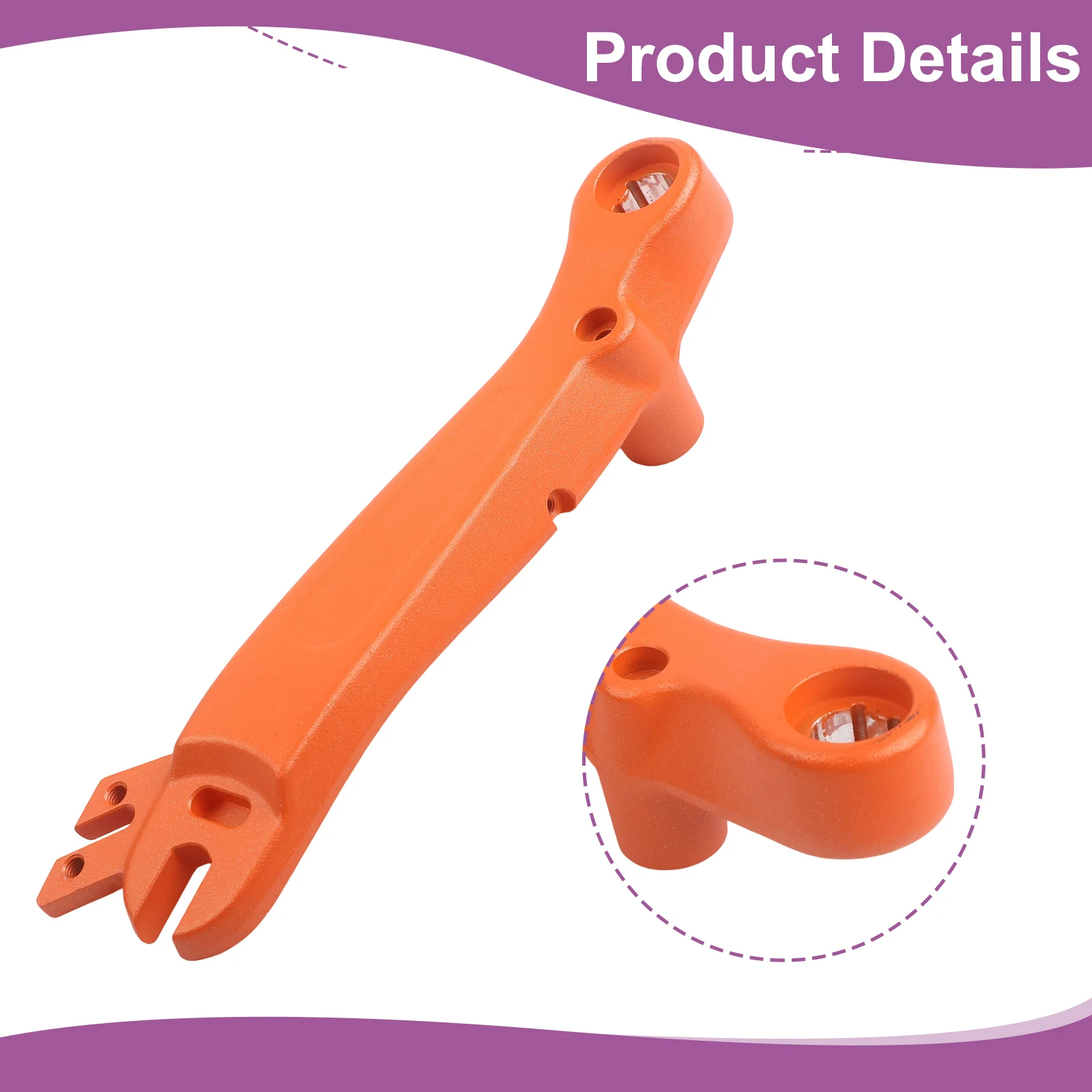 

Approx. 30*12*15cm Rear Right Swingarm Alloy With Protective Coating Rain And Dust Resistant Fits 10-inch 254 Mm Wheels