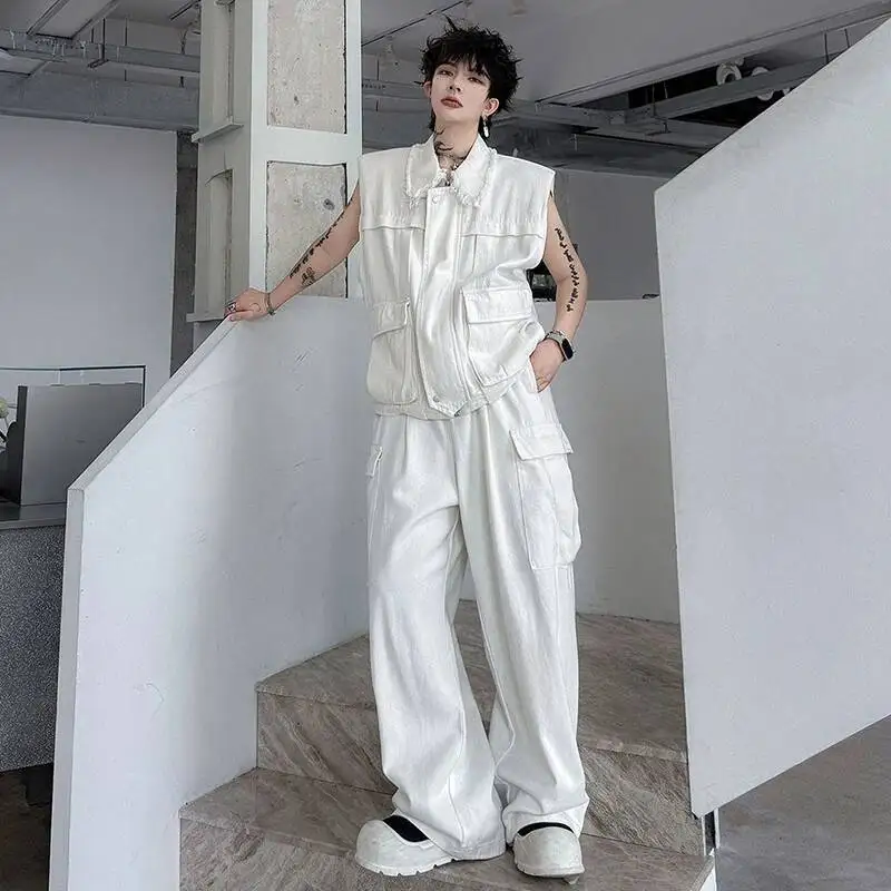 LUZHEN 2026 Summer Solid Color - Men'S Fashion Vest With Jeans บทวิจารณ์และราคา