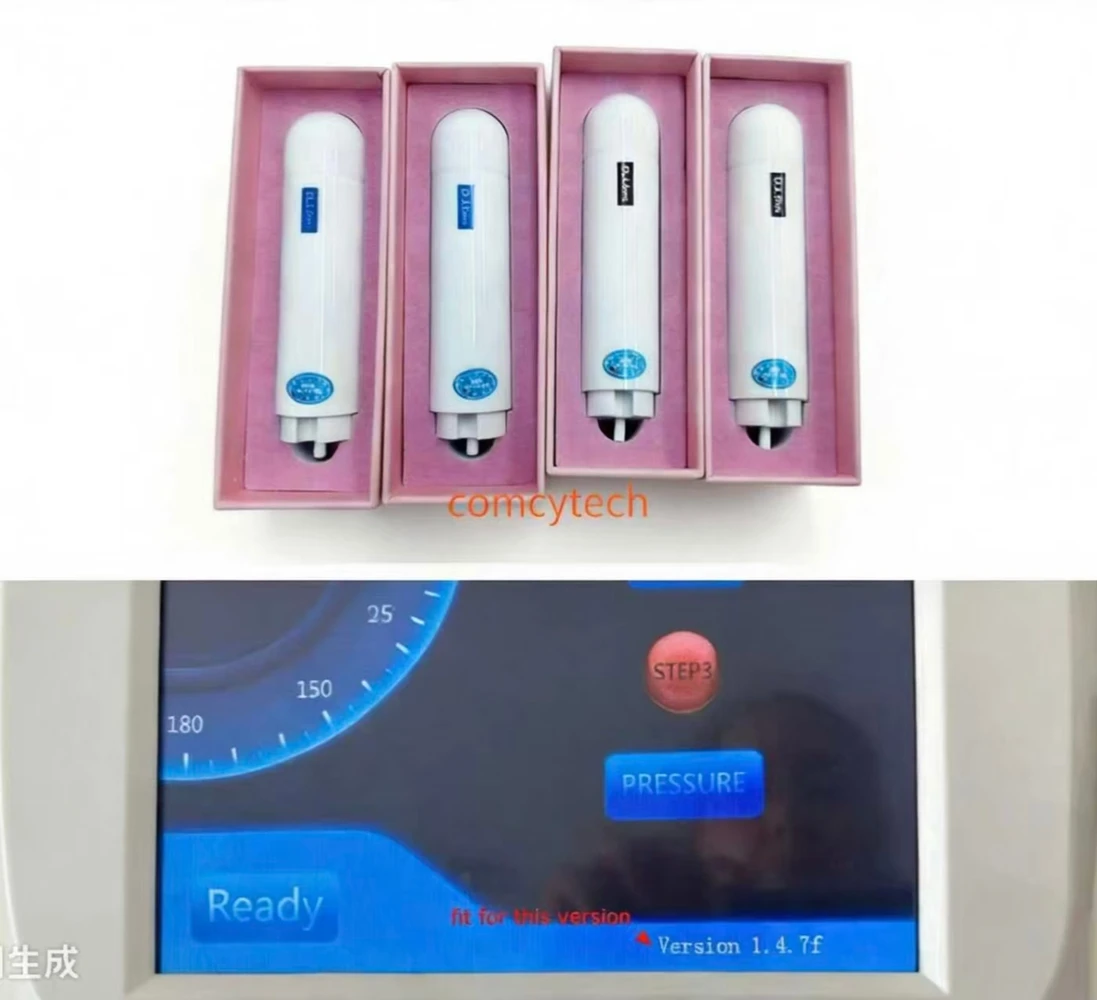 Version 1.4.6f /1.4.7f/ 1.4.9f Vaginal HIFU Cartridge Transducer 10000 Shots 3.0mm 4.5mm Cartridge/handle/test tube